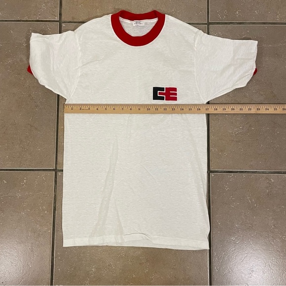 Vintage Single Stitch T-Shirt By Ebert Sportswear Apparel Size M 50/50 Blend - Picture 5 of 6